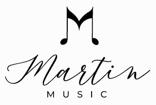 M MARTIN MUSIC logo