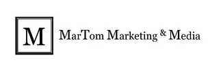 M MARTOM MARKETING & MEDIA logo