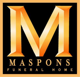 M MASPONS FUNERAL HOME logo