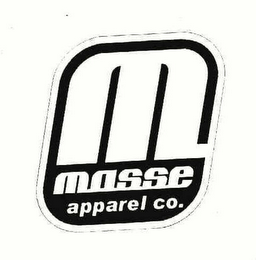 M MASSE APPAREL CO. logo