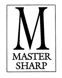 M MASTER SHARP logo