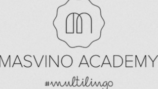 M MASVINO ACADEMY #MULTILINGO logo