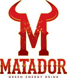 M MATADOR GREEN ENERGY DRINK logo