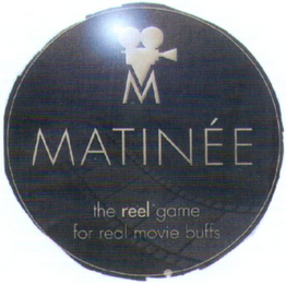 M MATINÉE THE REEL GAME FOR REAL MOVIE BUFFS logo