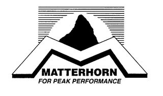 M MATTERHORN FOR PEAK PERFORMANCE logo