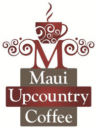 M MAUI UPCOUNTRY COFFEE logo
