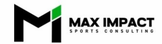 M MAX IMPACT SPORTS CONSULTING logo