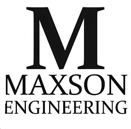 M MAXSON ENGINEERING logo