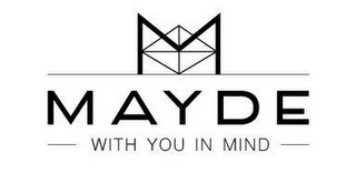 M MAYDE WITH YOU IN MIND logo