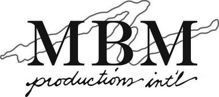 M MBM PRODUCTIONS INT'L logo