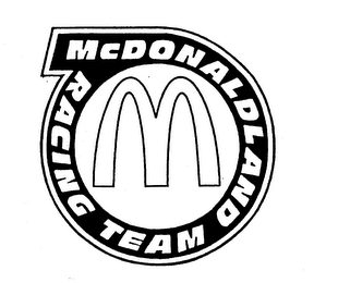 M MCDONALDLAND RACING TEAM logo