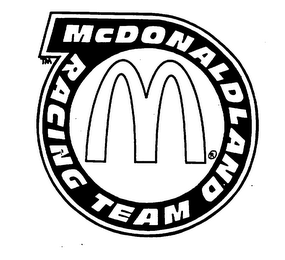 M MCDONALDLAND RACING TEAM logo