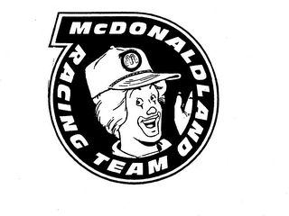 M MCDONALDLAND RACING TEAM logo