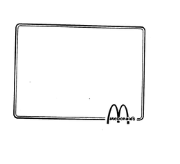 M MCDONALD'S logo