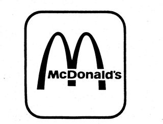 M MCDONALD'S logo