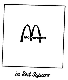M MCDONALD'S IN RED SQUARE logo