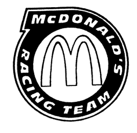 M MCDONALD'S RACING TEAM logo