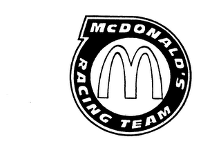 M MCDONALD'S RACING TEAM logo