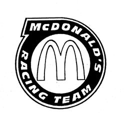 M MCDONALD'S RACING TEAM logo