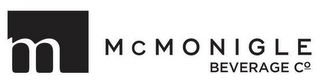 M MCMONIGLE BEVERAGE CO logo
