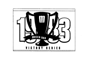 M MECCA USA 1983 VICTORY SERIES logo
