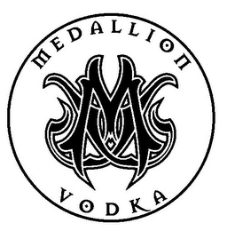 M MEDALLION VODKA logo