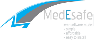 M MEDESAFE EMR SOFTWARE MADE -SIMPLE -AFFORDABLE -EASY TO INSTALL logo