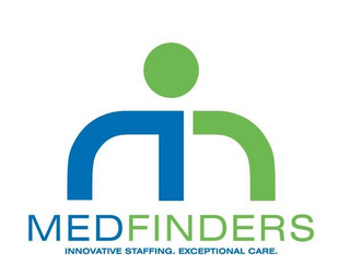 M MEDFINDERS INNOVATIVE STAFFING. EXCEPTIONAL CARE. logo