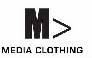 M> MEDIA CLOTHING logo