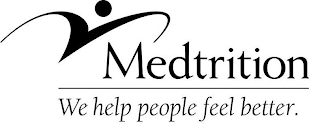 M MEDTRITION WE HELP PEOPLE FEEL BETTER. logo
