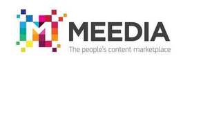 M MEEDIA THE PEOPLE'S CONTENT MARKETPLACE logo