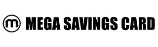 M MEGA SAVINGS CARD logo