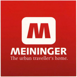 M MEININGER THE URBAN TRAVELLER'S HOME. logo