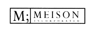 M; MEISON INCORPORATED logo