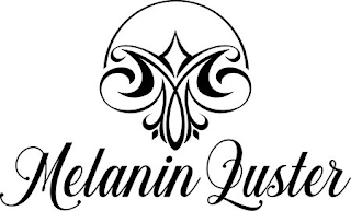 M MELANIN LUSTER logo