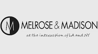 M MELROSE & MADISON AT THE INTERSECTION OF LA AND NY logo