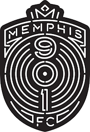M MEMPHIS 901 FC logo