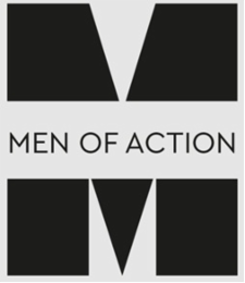 M MEN OF ACTION logo