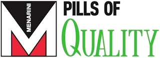 M MENARINI PILLS OF QUALITY logo