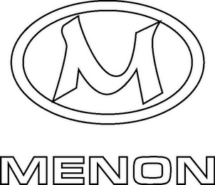 M MENON logo