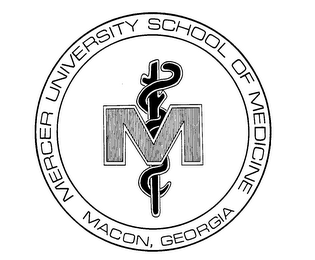 M MERCER UNIVERSITY SCHOOL OF MEDICINE MACON, GEORGIA logo