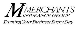 M MERCHANTS INSURANCE GROUP EARNING YOUR BUSINESS EVERY DAY logo