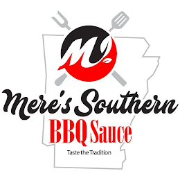 M MERE'S SOUTHERN BBQ SAUCE logo