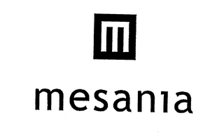 M MESANIA logo