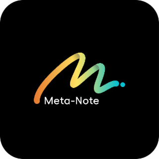 M. META-NOTE logo