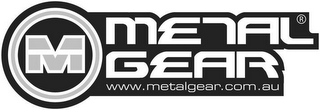 M METALGEAR WWW.METALGEAR.COM.AU logo