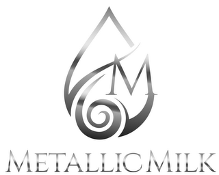 M METALLIC MILK logo