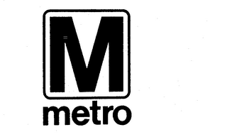 M METRO logo