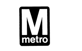 M METRO logo