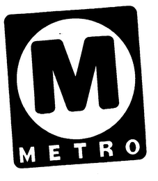 M METRO logo